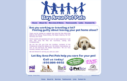 First Bay Area Pet Pals Website